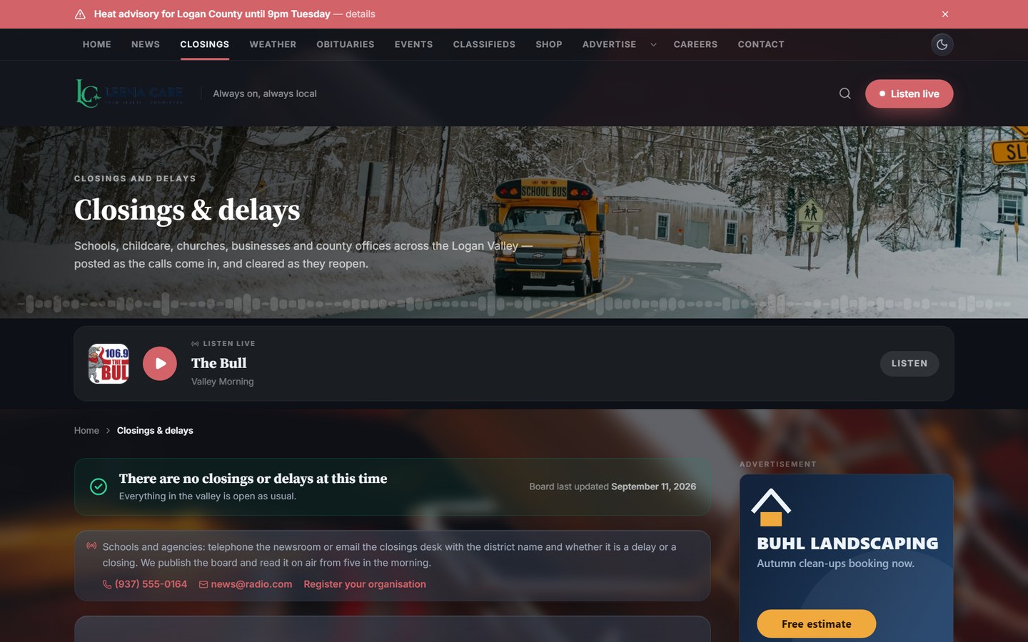 Front Hub — Closings