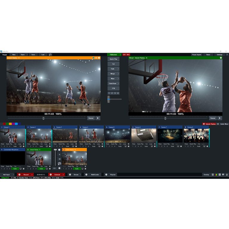 vMix 4K – Live Production Switching and Streaming Software